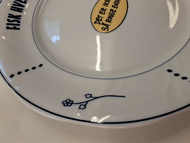 Fisketallerken fra reklame